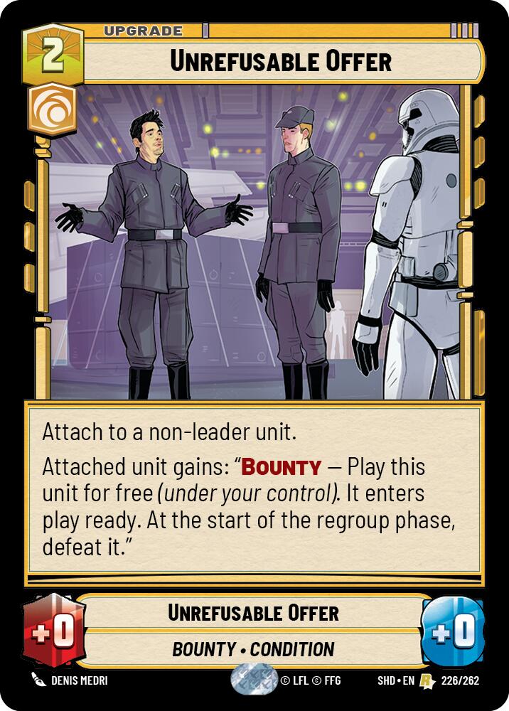 Unrefusable Offer (226/262) [Shadows of the Galaxy] | BD Cosmos