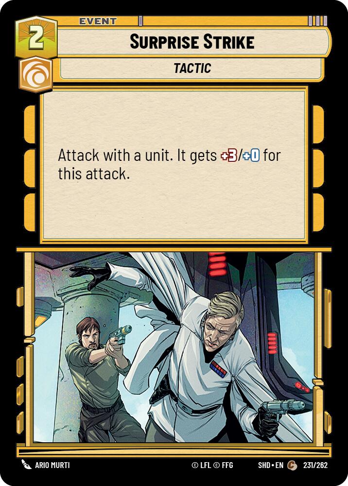 Surprise Strike (231/262) [Shadows of the Galaxy] | BD Cosmos