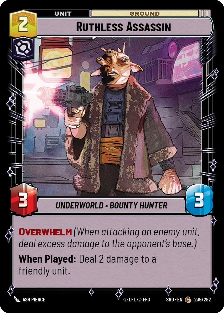 Ruthless Assassin (235/262) [Shadows of the Galaxy] | BD Cosmos