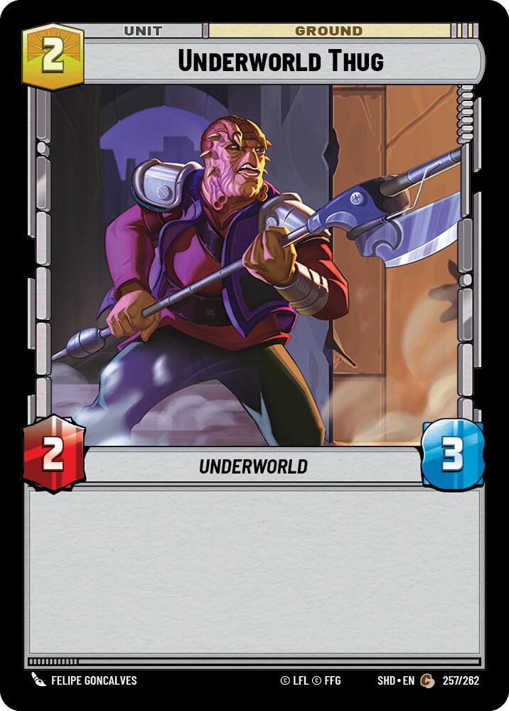 Underworld Thug (257/262) [Shadows of the Galaxy] | BD Cosmos