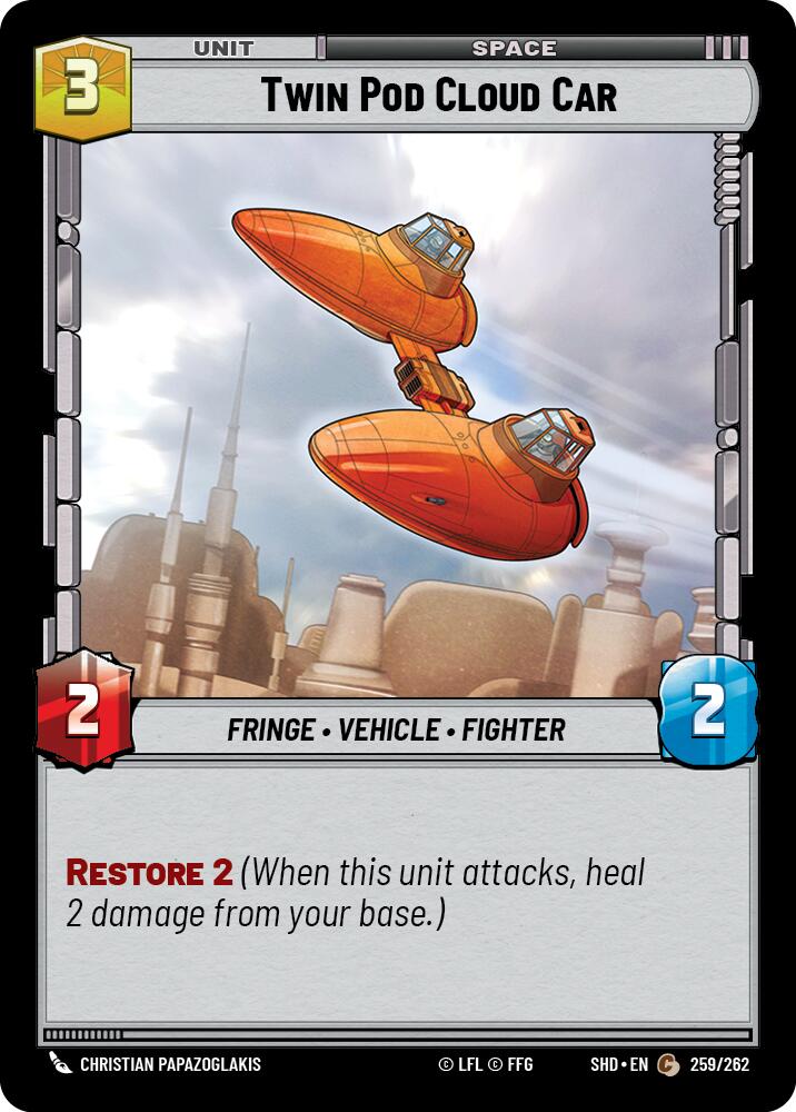 Twin Pod Cloud Car (259/262) [Shadows of the Galaxy] | BD Cosmos