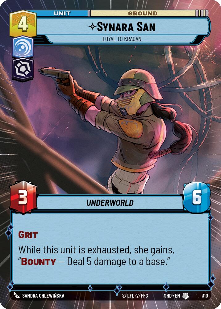 Synara San - Loyal to Kragan (Hyperspace) (310) [Shadows of the Galaxy] | BD Cosmos