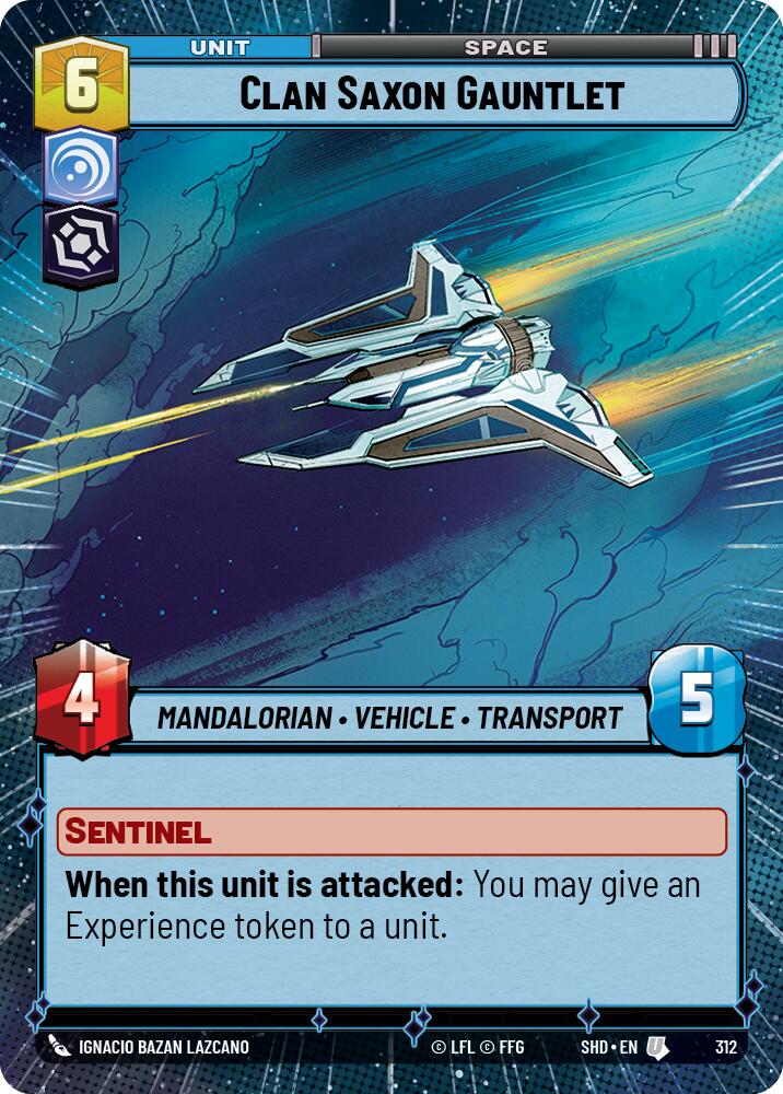Clan Saxon Gauntlet (Hyperspace) (312) [Shadows of the Galaxy] | BD Cosmos