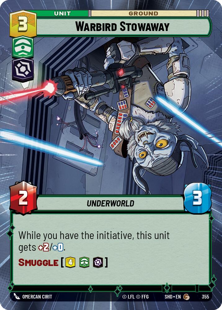 Warbird Stowaway (Hyperspace) (355) [Shadows of the Galaxy] | BD Cosmos