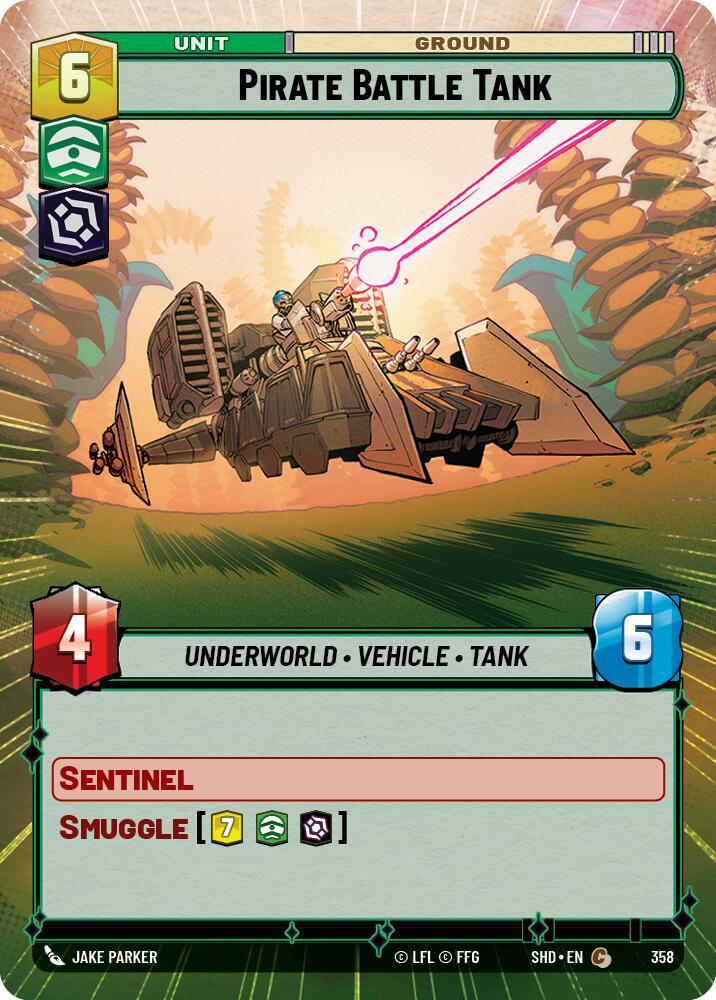 Pirate Battle Tank (Hyperspace) (358) [Shadows of the Galaxy] | BD Cosmos