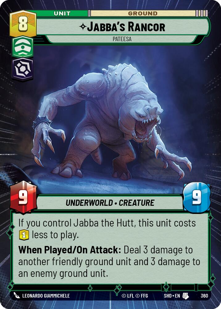 Jabba's Rancor - Pateesa (Hyperspace) (360) [Shadows of the Galaxy] | BD Cosmos