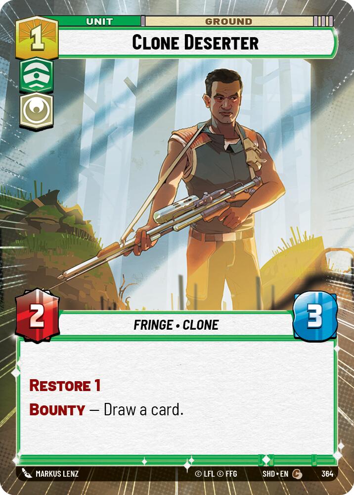 Clone Deserter (Hyperspace) (364) [Shadows of the Galaxy] | BD Cosmos
