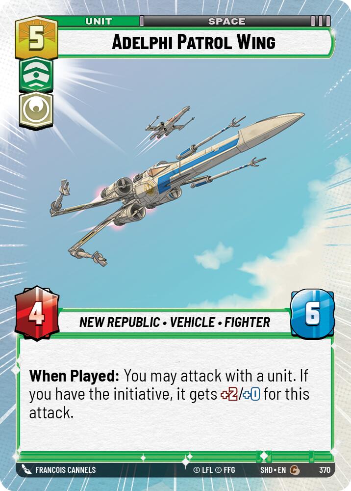 Adelphi Patrol Wing (Hyperspace) (370) [Shadows of the Galaxy] | BD Cosmos