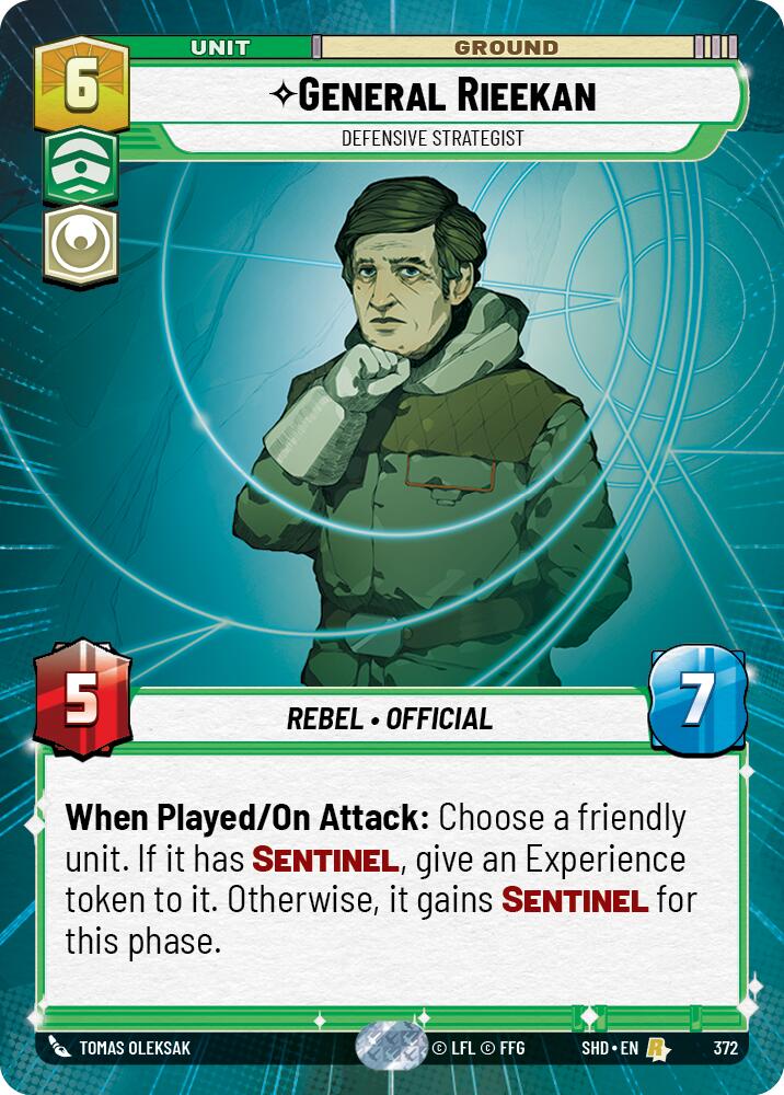 General Rieekan - Defensive Strategist (Hyperspace) (372) [Shadows of the Galaxy] | BD Cosmos