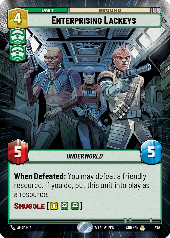 Enterprising Lackeys (Hyperspace) (376) [Shadows of the Galaxy] | BD Cosmos
