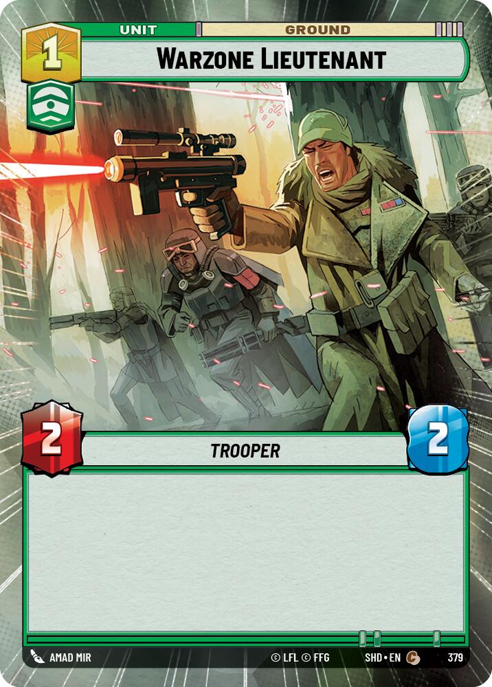 Warzone Lieutenant (Hyperspace) (379) [Shadows of the Galaxy] | BD Cosmos