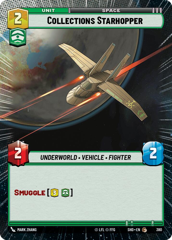 Collections Starhopper (Hyperspace) (380) [Shadows of the Galaxy] | BD Cosmos