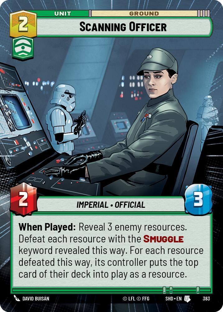 Scanning Officer (Hyperspace) (383) [Shadows of the Galaxy] | BD Cosmos
