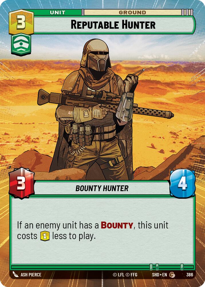 Reputable Hunter (Hyperspace) (386) [Shadows of the Galaxy] | BD Cosmos