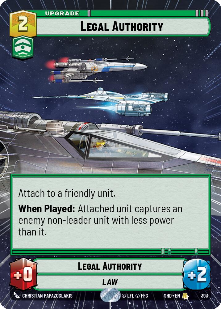 Legal Authority (Hyperspace) (393) [Shadows of the Galaxy] | BD Cosmos