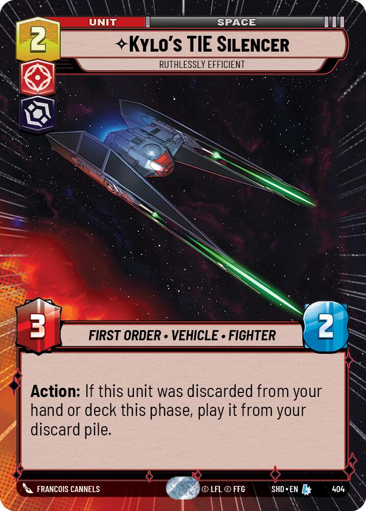Kylo's TIE Silencer - Ruthlessly Efficient (Hyperspace) (404) [Shadows of the Galaxy] | BD Cosmos