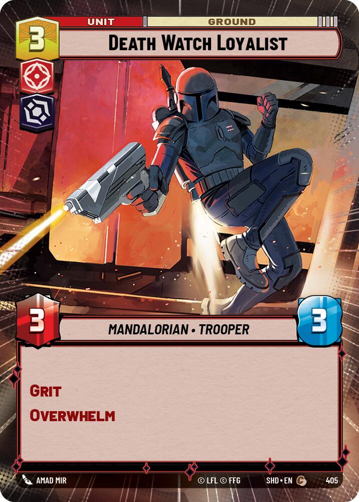 Death Watch Loyalist (Hyperspace) (405) [Shadows of the Galaxy] | BD Cosmos
