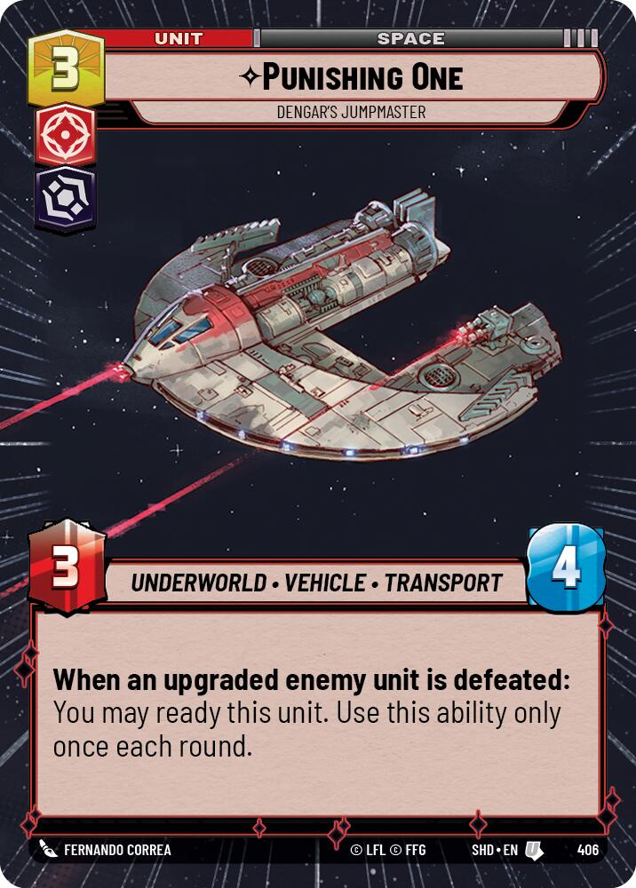 Punishing One - Dengar's Jumpmaster (Hyperspace) (406) [Shadows of the Galaxy] | BD Cosmos
