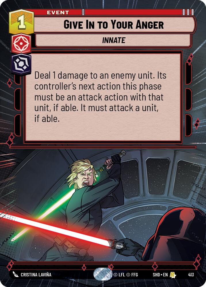 Give In to Your Anger (Hyperspace) (413) [Shadows of the Galaxy] | BD Cosmos
