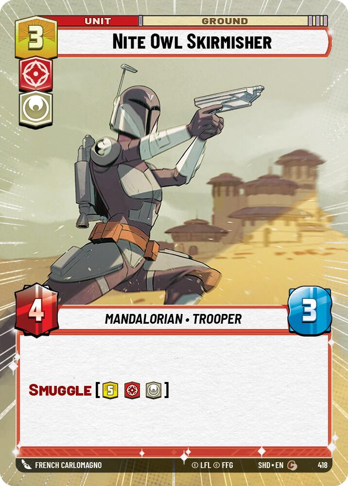 Nite Owl Skirmisher (Hyperspace) (418) [Shadows of the Galaxy] | BD Cosmos