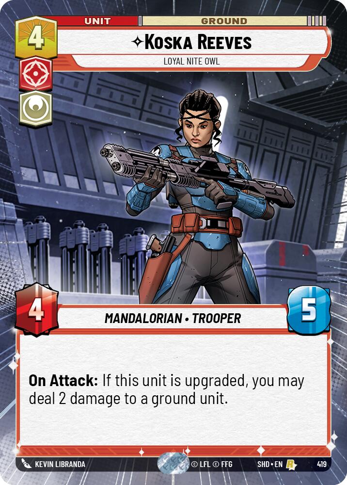 Koska Reeves - Loyal Nite Owl (Hyperspace) (419) [Shadows of the Galaxy] | BD Cosmos