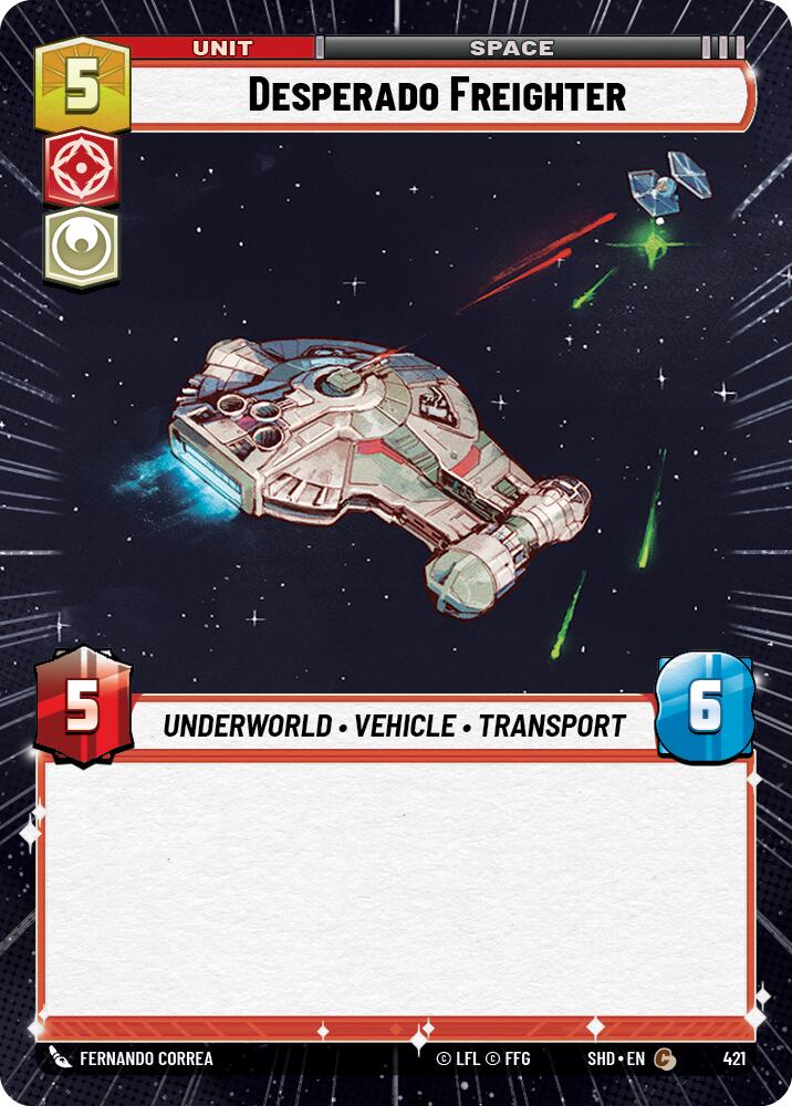 Desperado Freighter (Hyperspace) (421) [Shadows of the Galaxy] | BD Cosmos