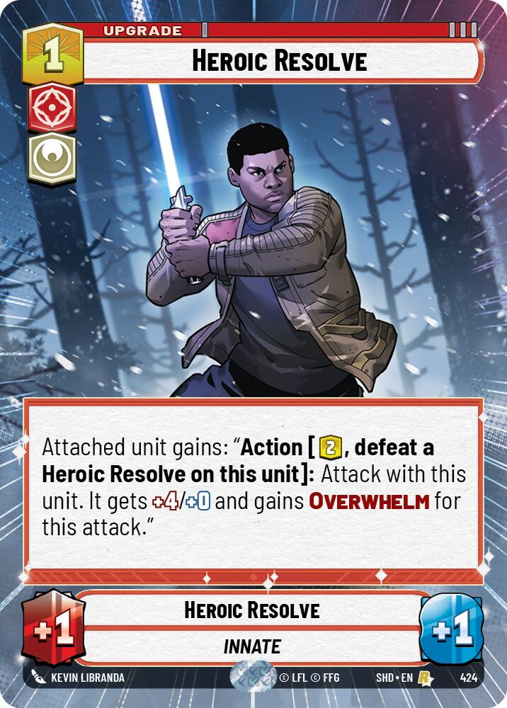 Heroic Resolve (Hyperspace) (424) [Shadows of the Galaxy] | BD Cosmos