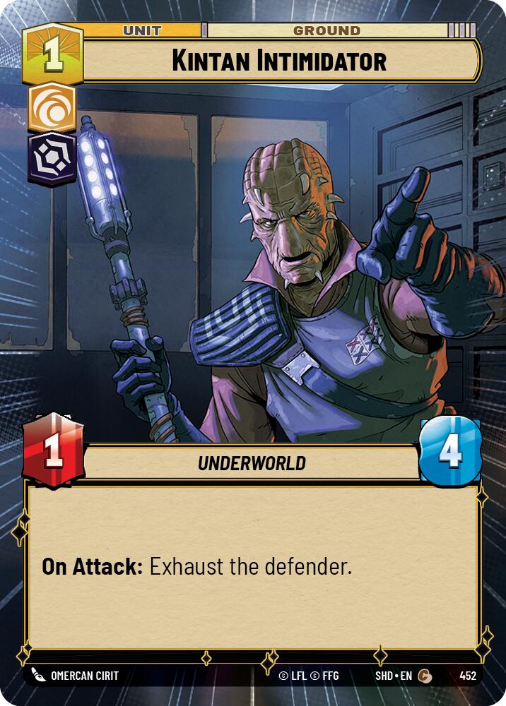 Kintan Intimidator (Hyperspace) (452) [Shadows of the Galaxy] | BD Cosmos