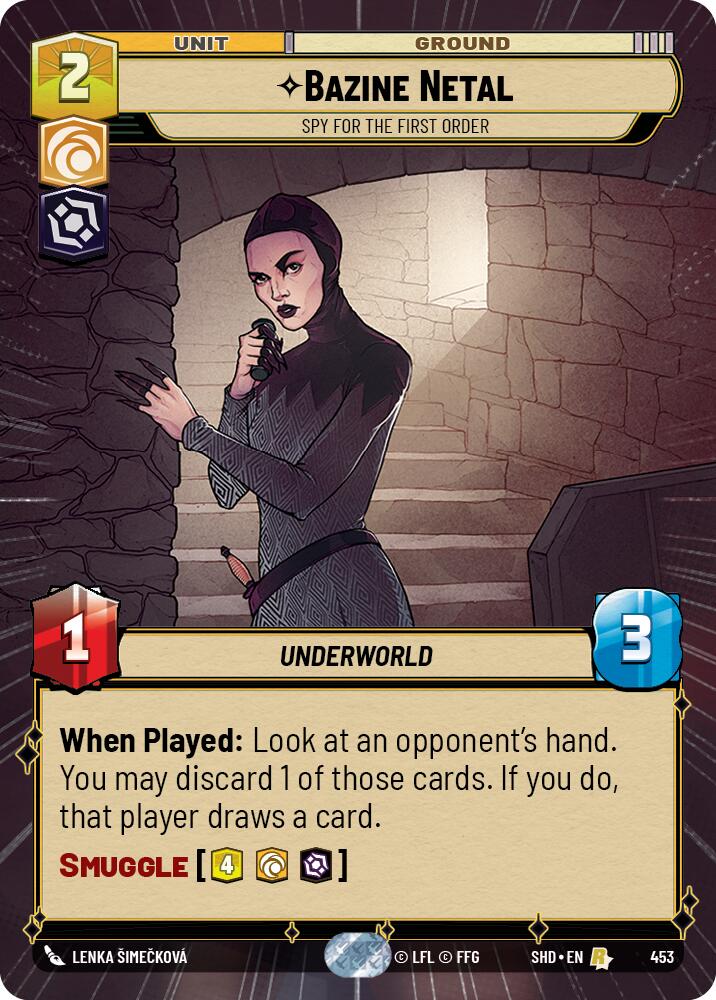 Bazine Netal - Spy for the First Order (Hyperspace) (453) [Shadows of the Galaxy] | BD Cosmos