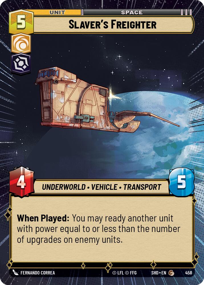 Slaver's Freighter (Hyperspace) (458) [Shadows of the Galaxy] | BD Cosmos