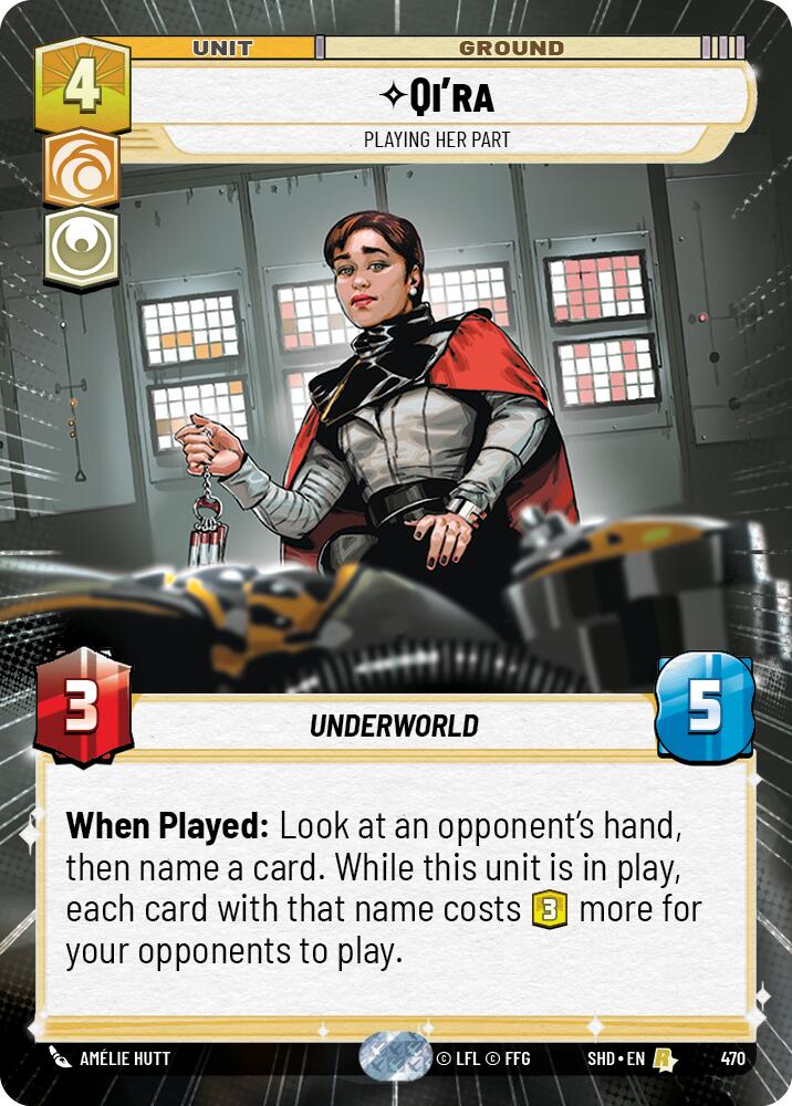 Qi'ra - Playing Her Part (Hyperspace) (470) [Shadows of the Galaxy] | BD Cosmos
