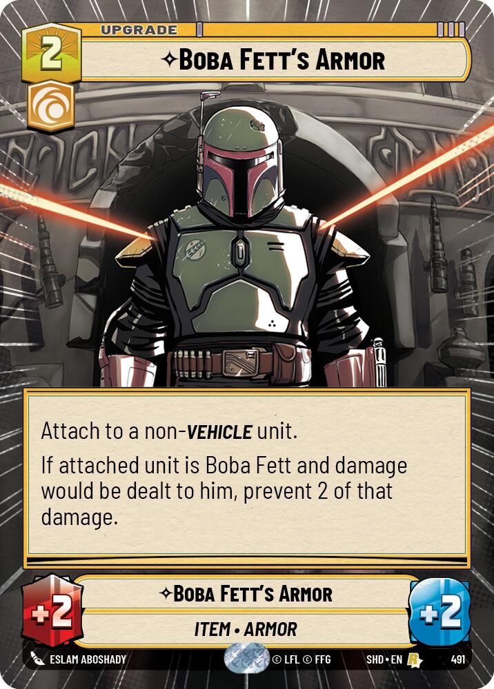 Boba Fett's Armor (Hyperspace) (491) [Shadows of the Galaxy] | BD Cosmos