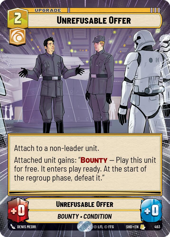 Unrefusable Offer (Hyperspace) (493) [Shadows of the Galaxy] | BD Cosmos