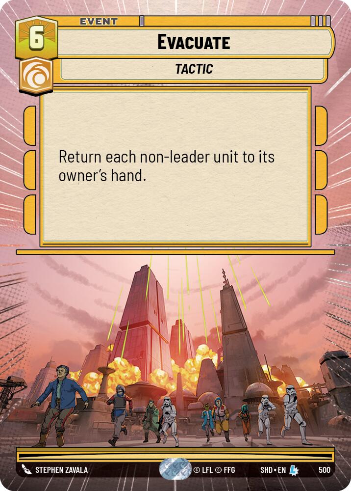 Evacuate (Hyperspace) (500) [Shadows of the Galaxy] | BD Cosmos