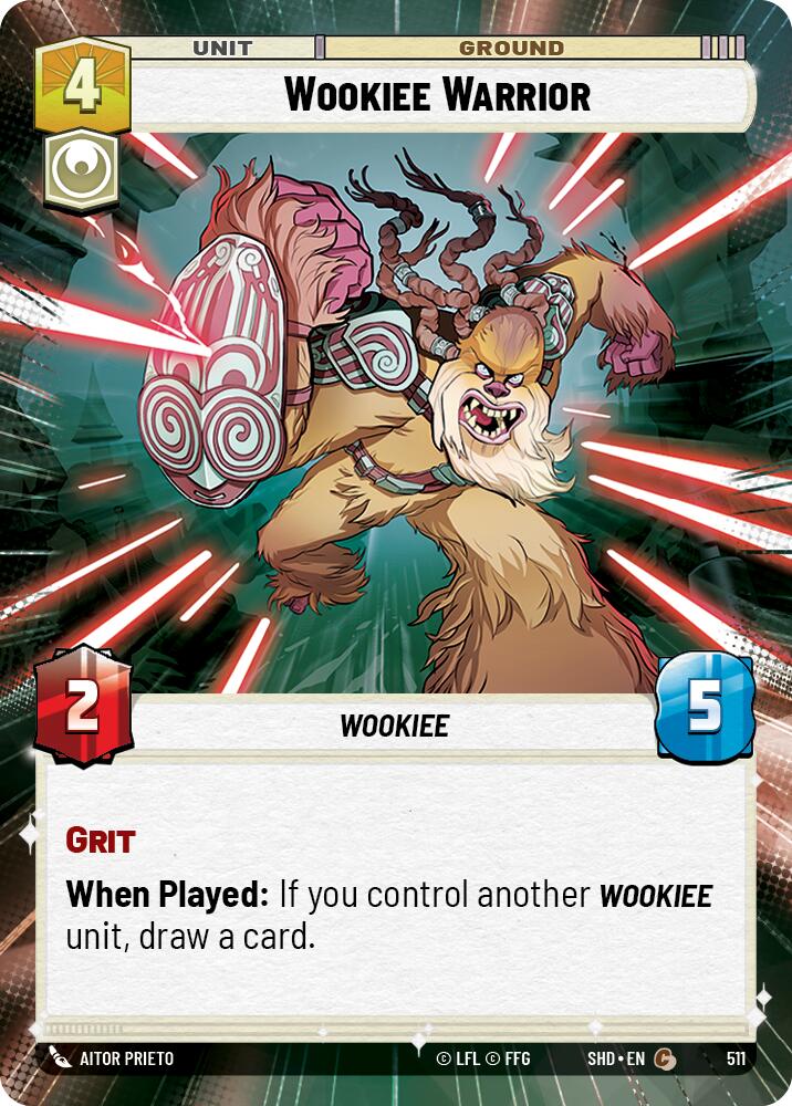 Wookiee Warrior (Hyperspace) (511) [Shadows of the Galaxy] | BD Cosmos