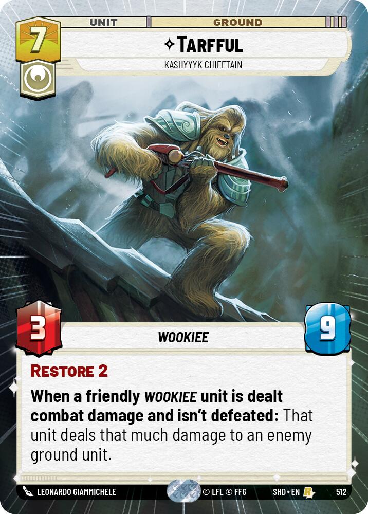 Tarfful - Kashyyyk Chieftain (Hyperspace) (512) [Shadows of the Galaxy] | BD Cosmos