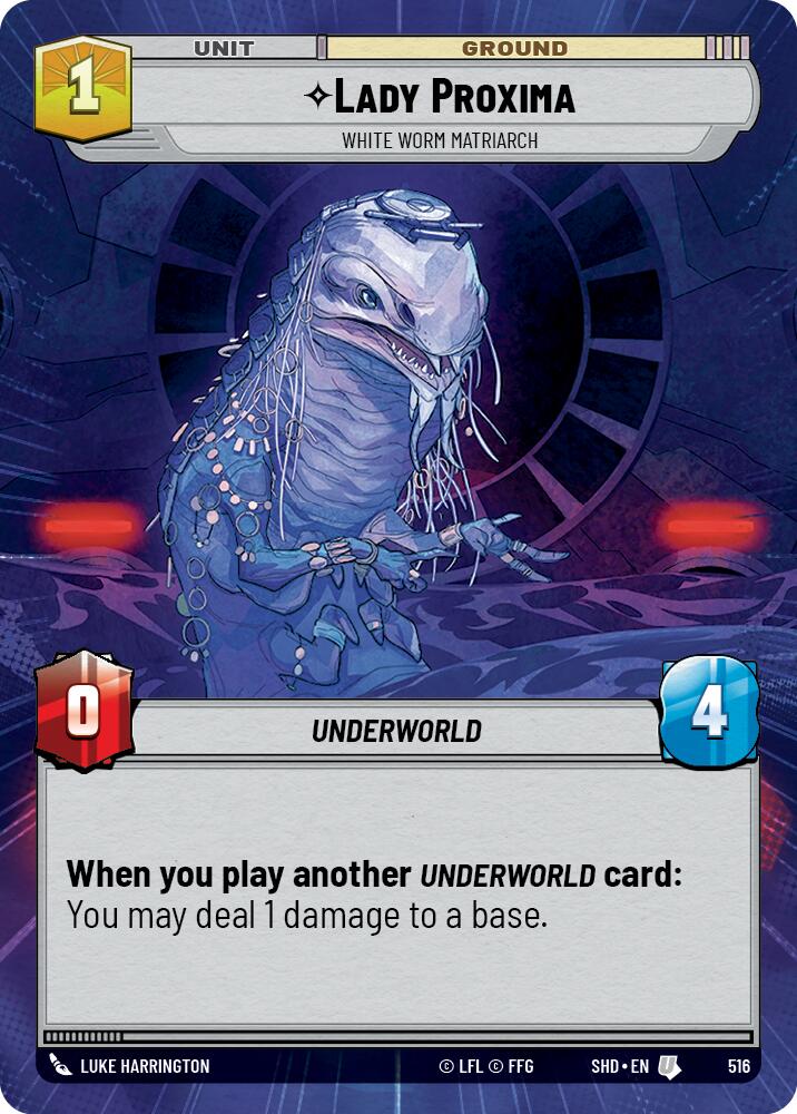Lady Proxima - White Worm Matriarch (Hyperspace) (516) [Shadows of the Galaxy] | BD Cosmos