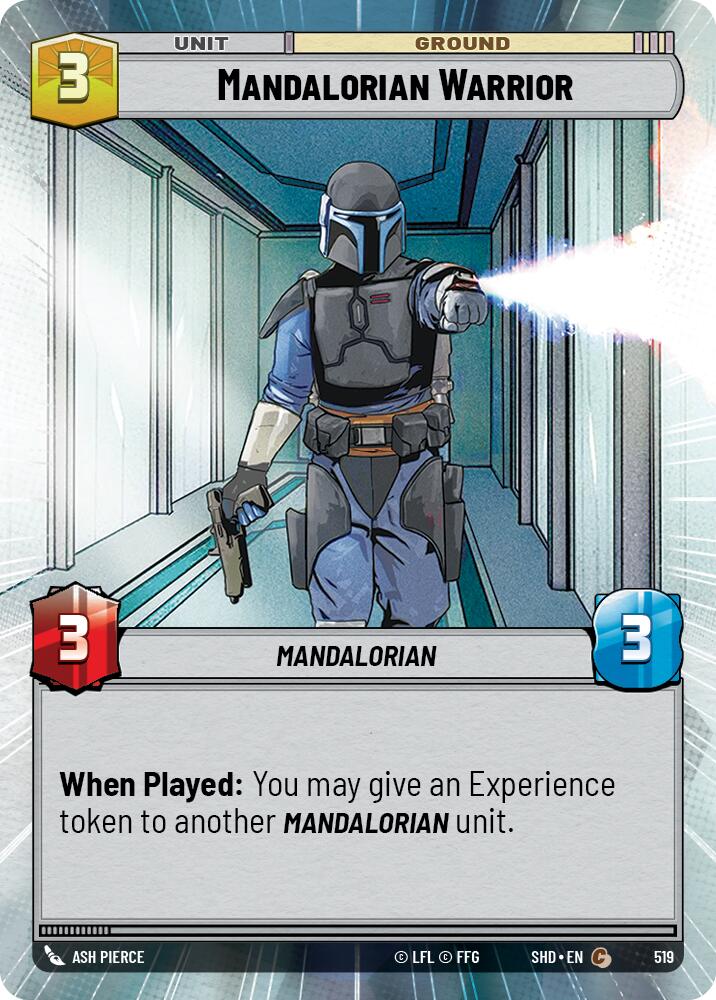 Mandalorian Warrior (Hyperspace) (519) [Shadows of the Galaxy] | BD Cosmos