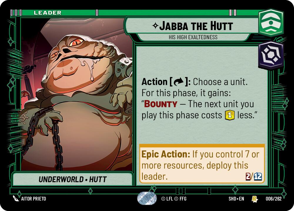 Jabba the Hutt - His High Exaltedness (006/262) [Shadows of the Galaxy] | BD Cosmos