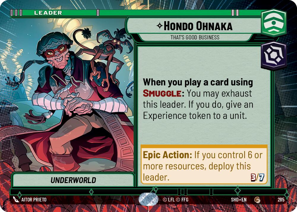 Hondo Ohnaka - That's Good Business (Hyperspace) (285) [Shadows of the Galaxy] | BD Cosmos