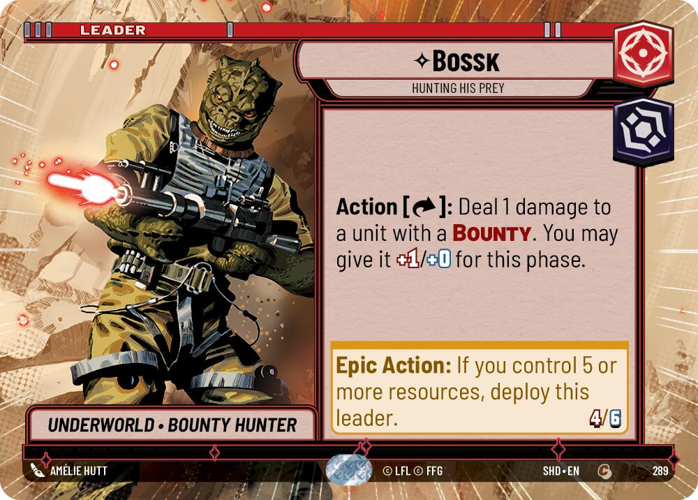 Bossk - Hunting His Prey (Hyperspace) (289) [Shadows of the Galaxy] | BD Cosmos