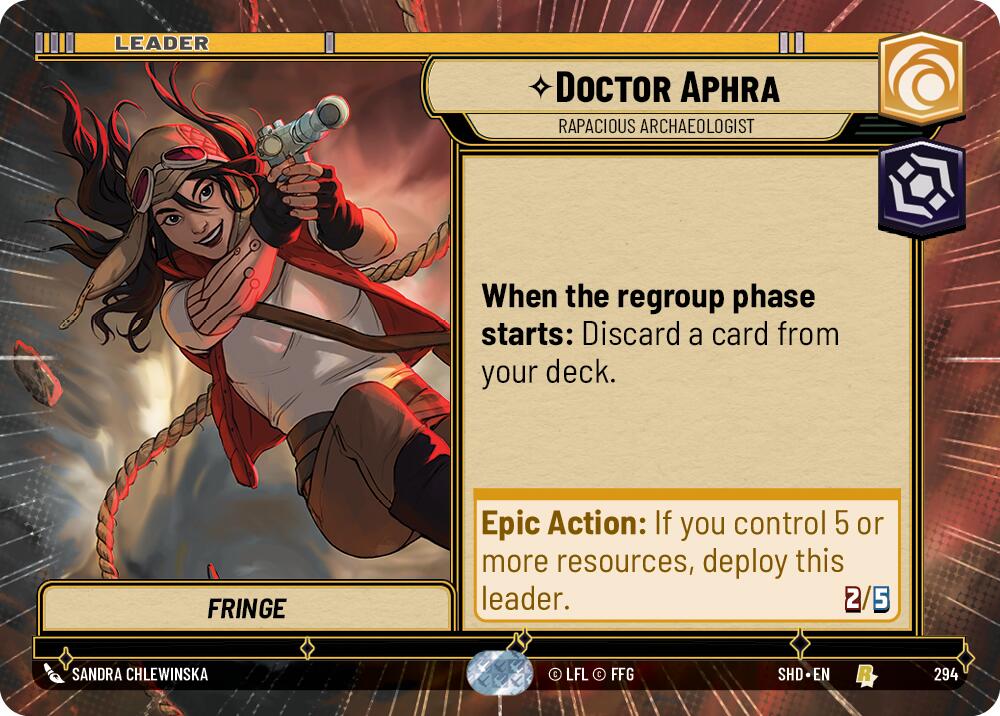 Doctor Aphra - Rapacious Archaeologist (Hyperspace) (294) [Shadows of the Galaxy] | BD Cosmos