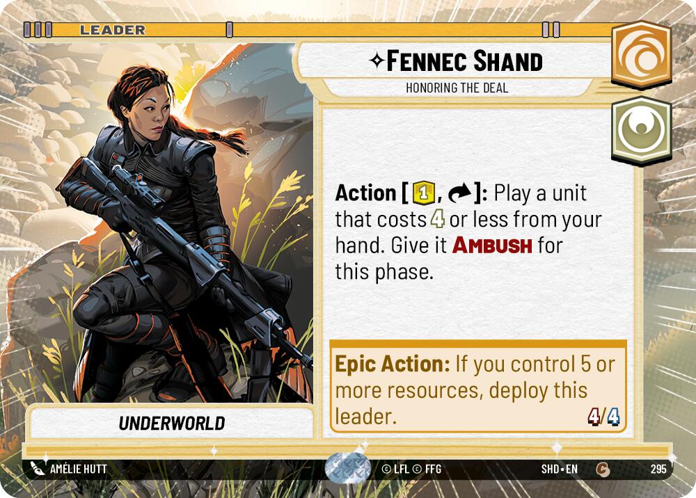 Fennec Shand - Honoring the Deal (Hyperspace) (295) [Shadows of the Galaxy] | BD Cosmos