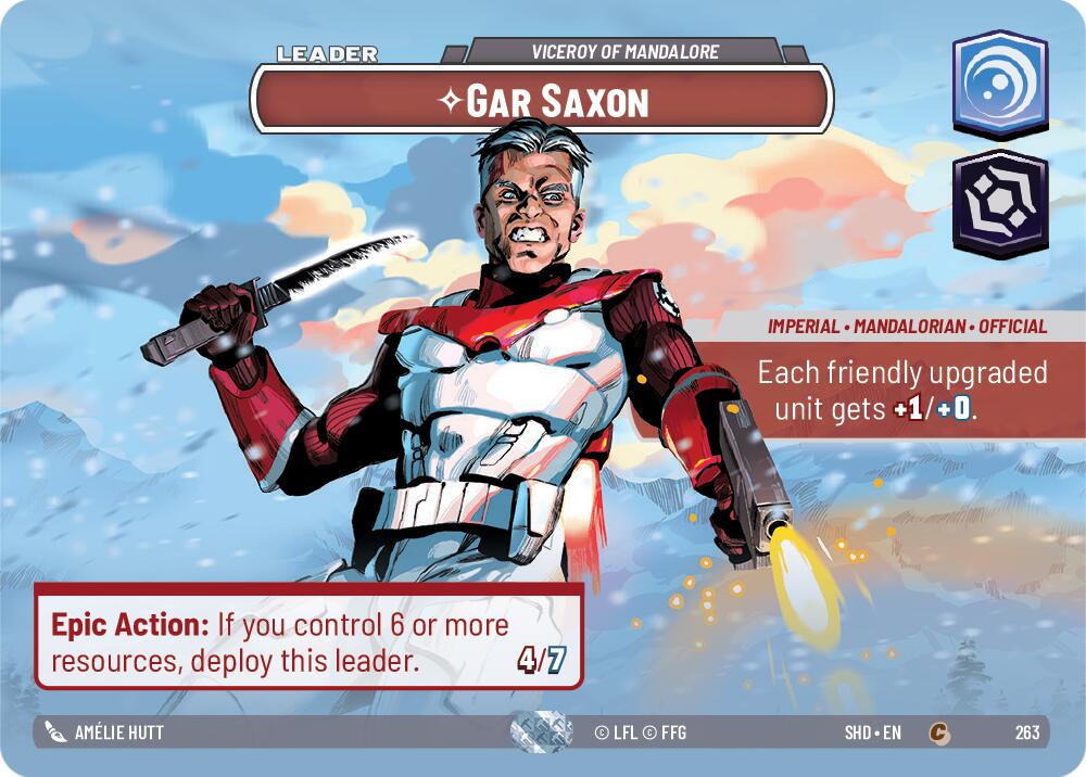 Gar Saxon - Viceroy of Mandalore (Showcase) (263) [Shadows of the Galaxy] | BD Cosmos