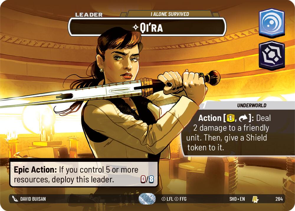 Qi'ra - I Alone Survived (Showcase) (264) [Shadows of the Galaxy] | BD Cosmos