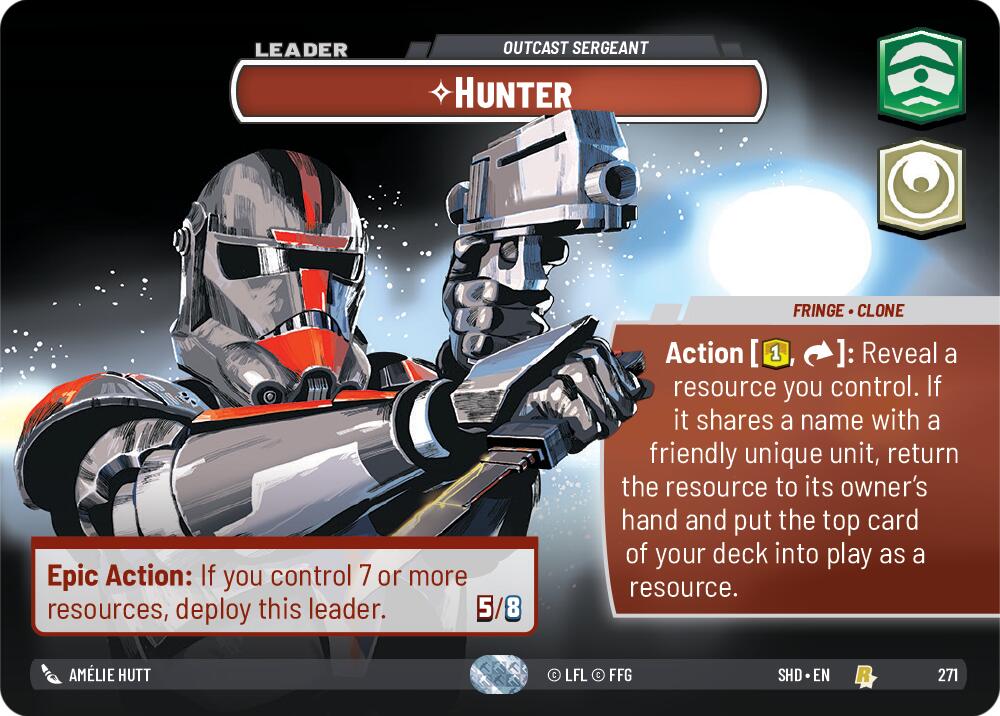 Hunter - Outcast Sergeant (Showcase) (271) [Shadows of the Galaxy] | BD Cosmos