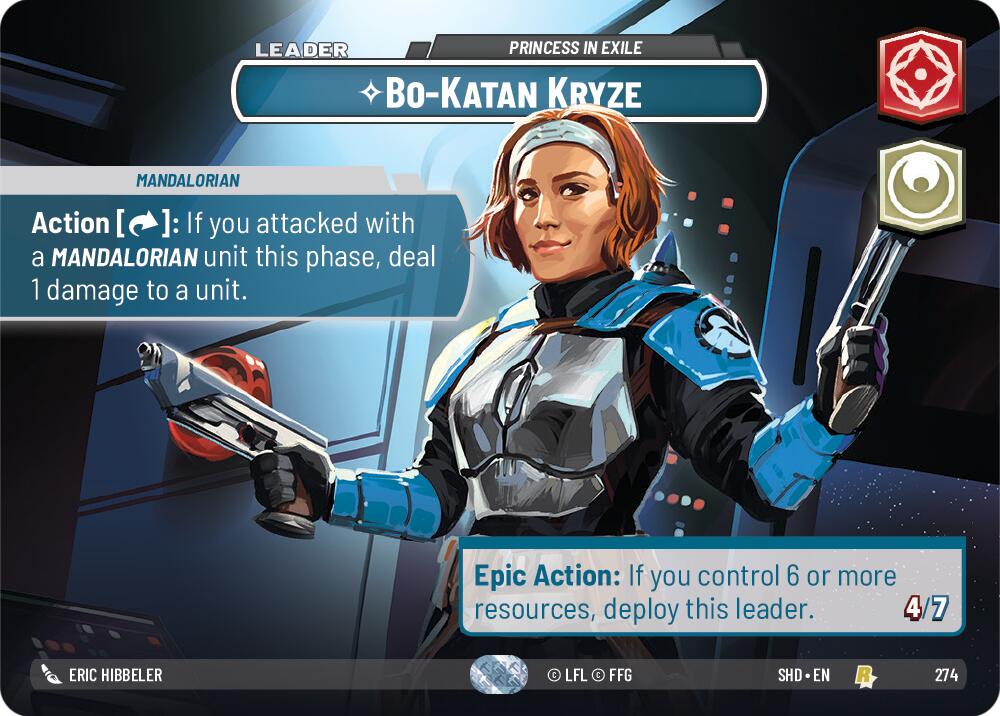 Bo-Katan Kryze - Princess in Exile (Showcase) (274) [Shadows of the Galaxy] | BD Cosmos