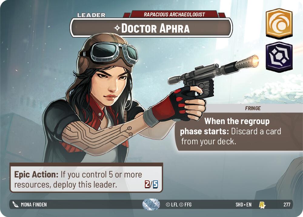 Doctor Aphra - Rapacious Archaeologist (Showcase) (277) [Shadows of the Galaxy] | BD Cosmos