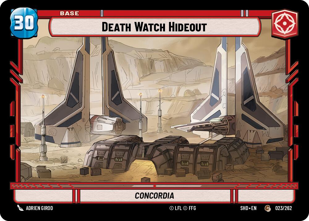 Death Watch Hideout // Shield (023 // T02) [Shadows of the Galaxy] | BD Cosmos