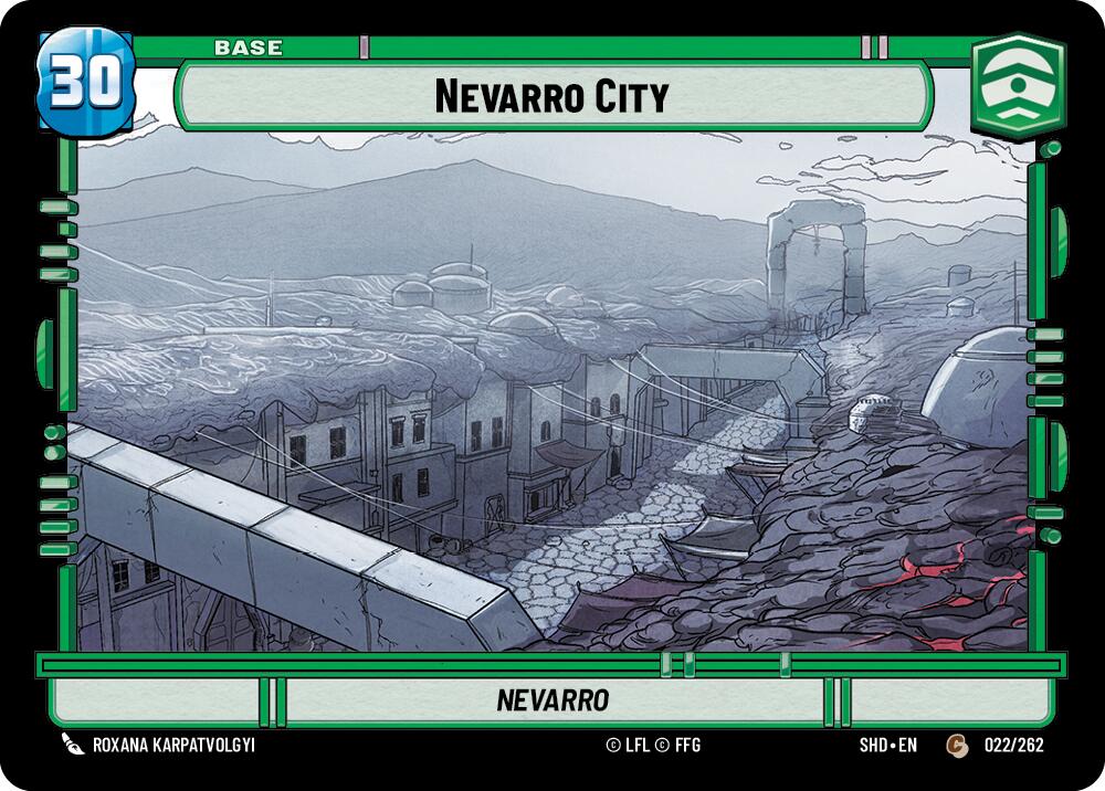 Nevarro City // Shield (022 // T02) [Shadows of the Galaxy] | BD Cosmos